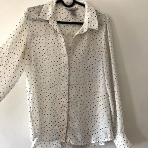 Polka Dot Button Down (6)